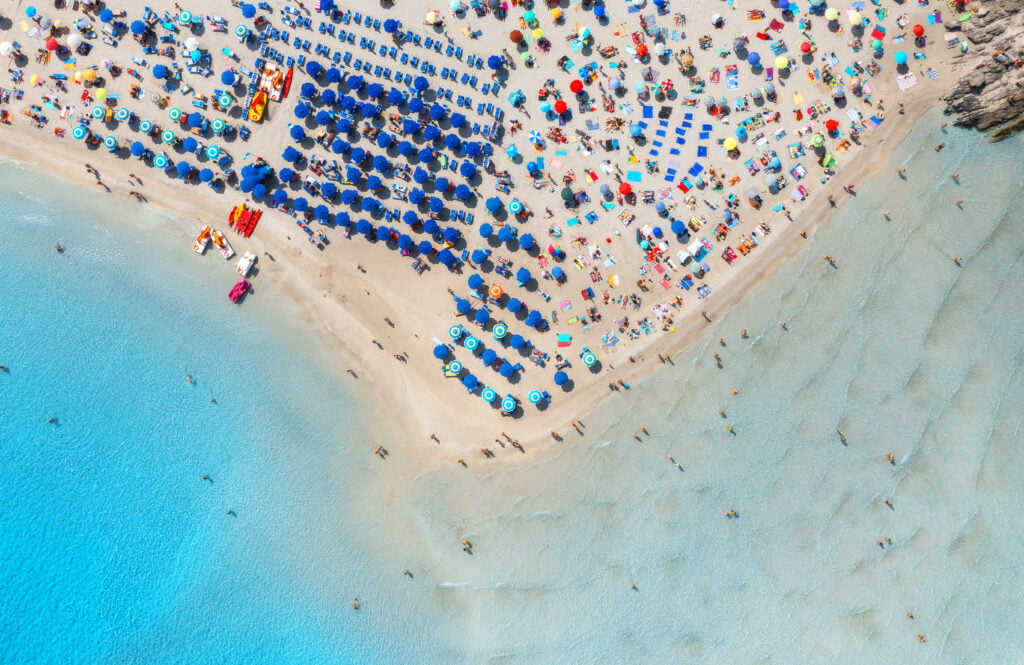 aerial view of beautiful beach with white sand um 2023 05 16 05 16 55 utc