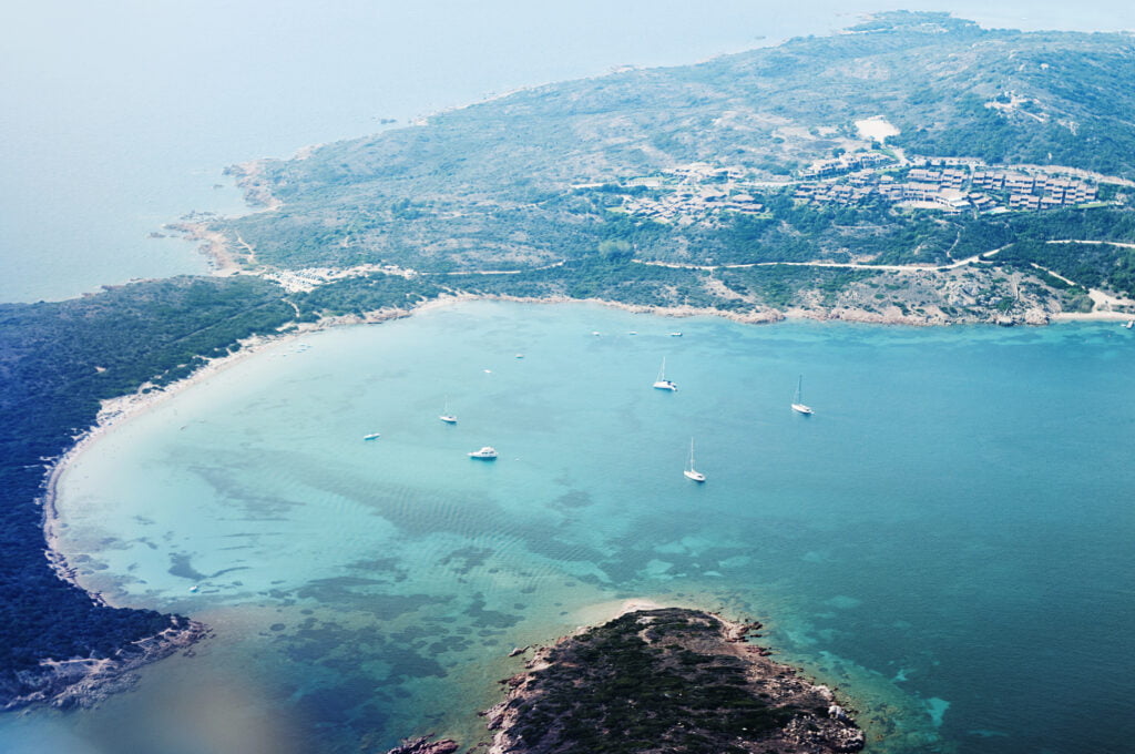 aerial view of coast of san teodoro sardinia 2021 08 28 20 01 22 utc
