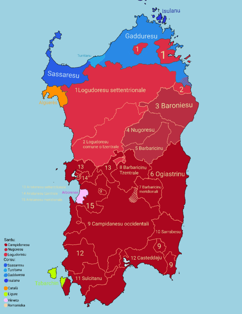Languages Of Sardinia 2