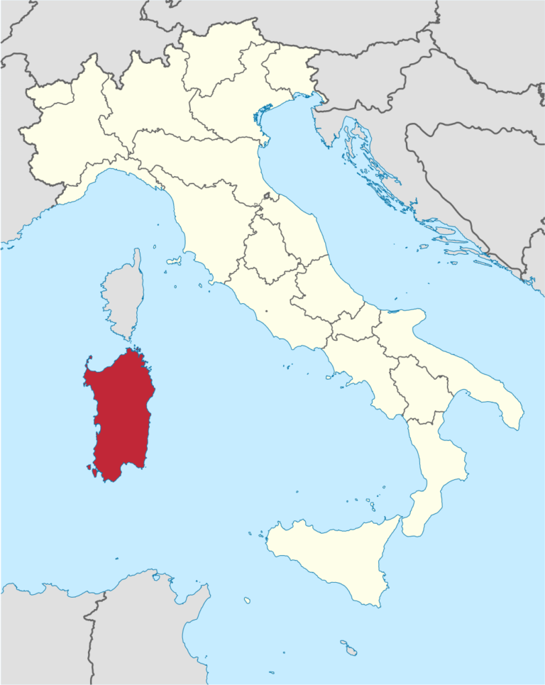 Sardinia in Italy